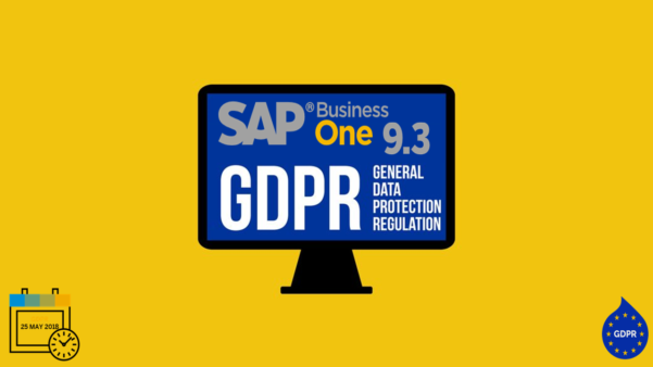 GDPR no SAP Business One 9.3 PL04