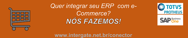 Integração  ERP SAP Business One ou Totvs Protheus com e-commerce